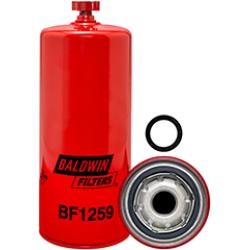BF1259 Baldwin Heavy Duty Fuel/Water Separator Spin-on with Drain