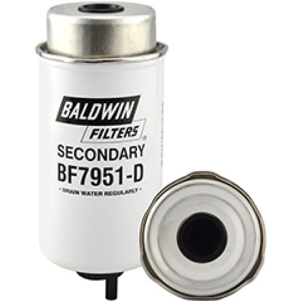 BF7951-D Baldwin Heavy Duty Secondary Fuel/Water Separator Element with Removable Drain