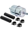BF840-K1 Baldwin Heavy Duty In-Line Fuel Filter with Clamps and Hoses